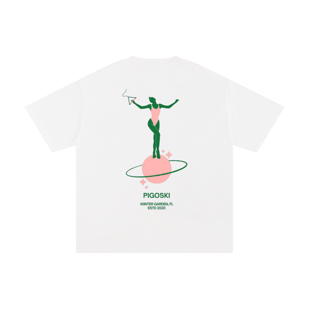 PIGOSKI Trick Ballerina Tee — Pure Cotton