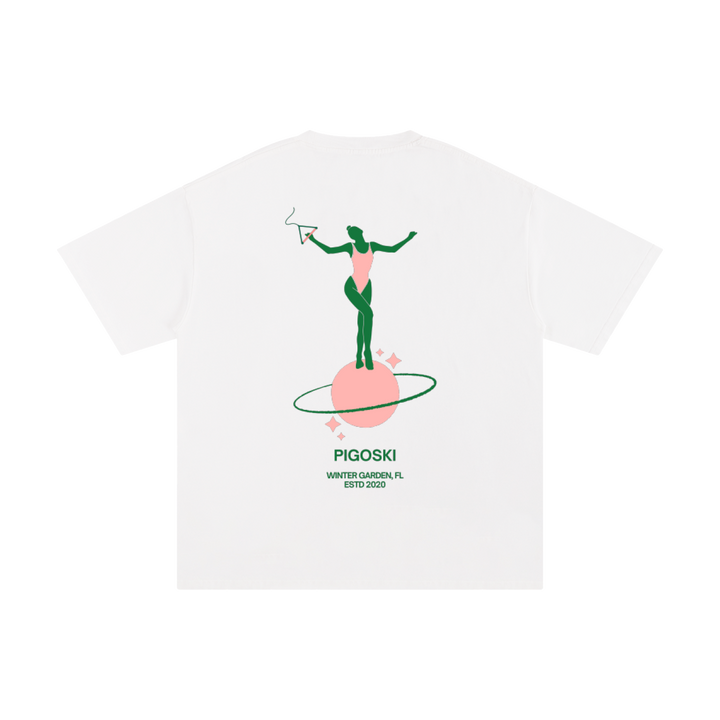 PIGOSKI Trick Ballerina Tee — Pure Cotton