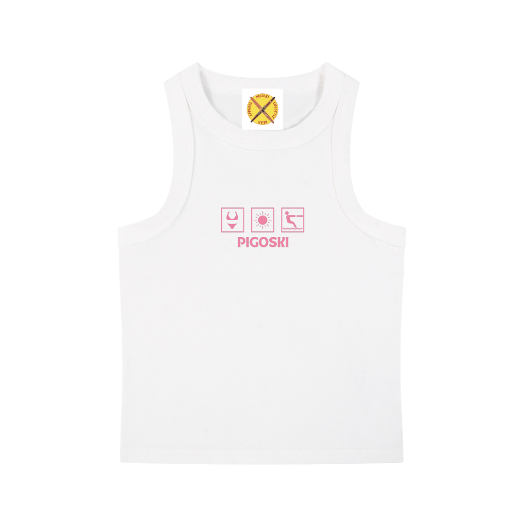 PIGOSKI Vice Off-Water Tank — Snow Wash