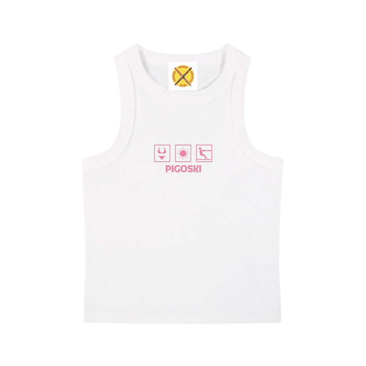 PIGOSKI Vice Off-Water Tank — Snow Wash