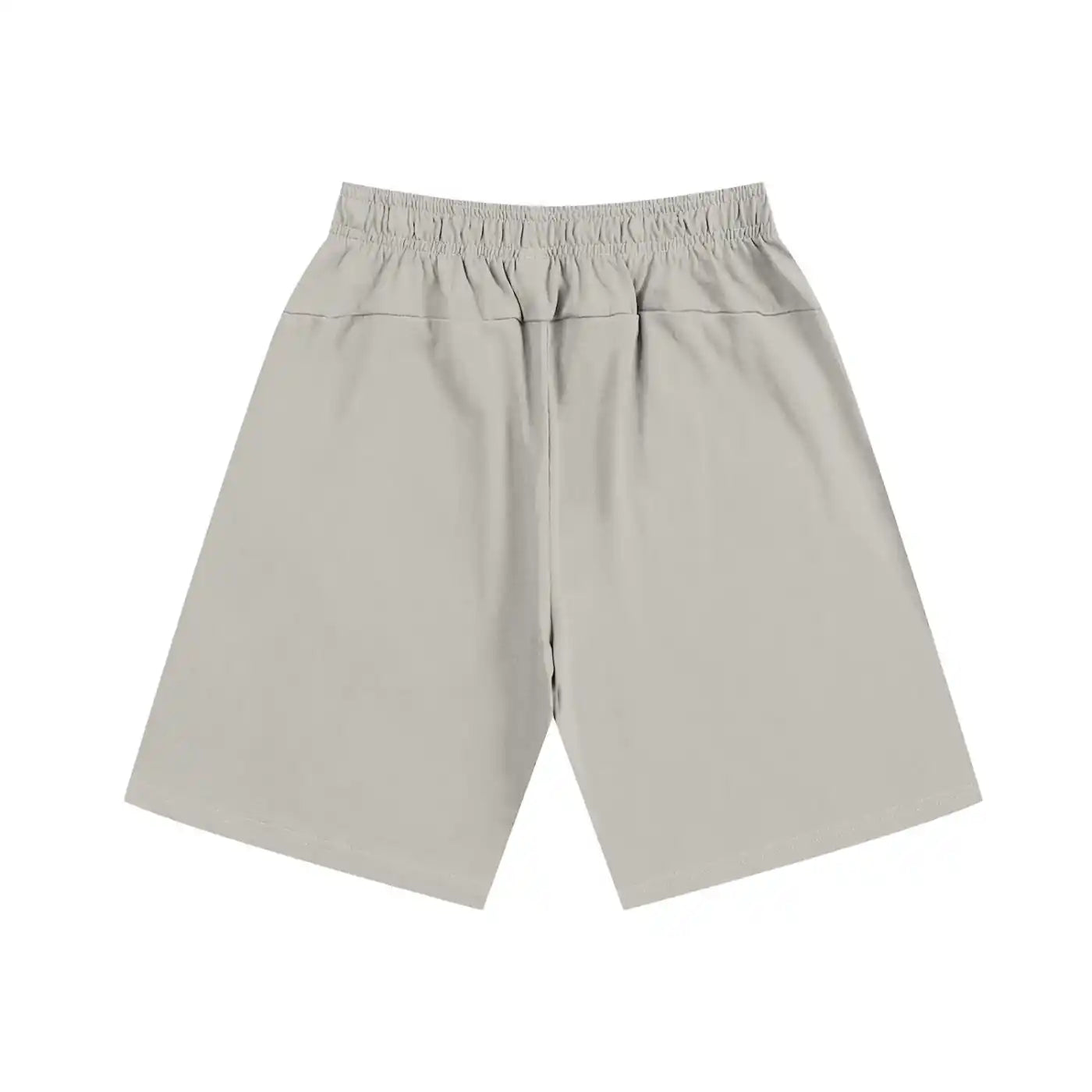 Beige shorts on a white background