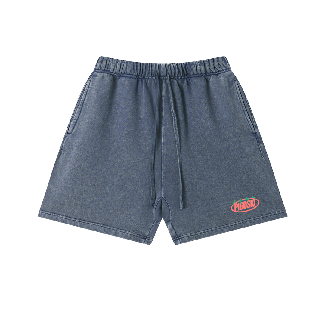 Unisex Vintage Wash Cotton Shorts