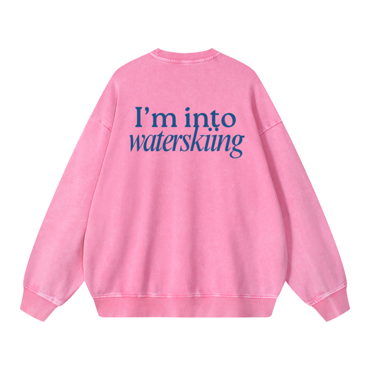Snow Washed Oversized Sweatshirt