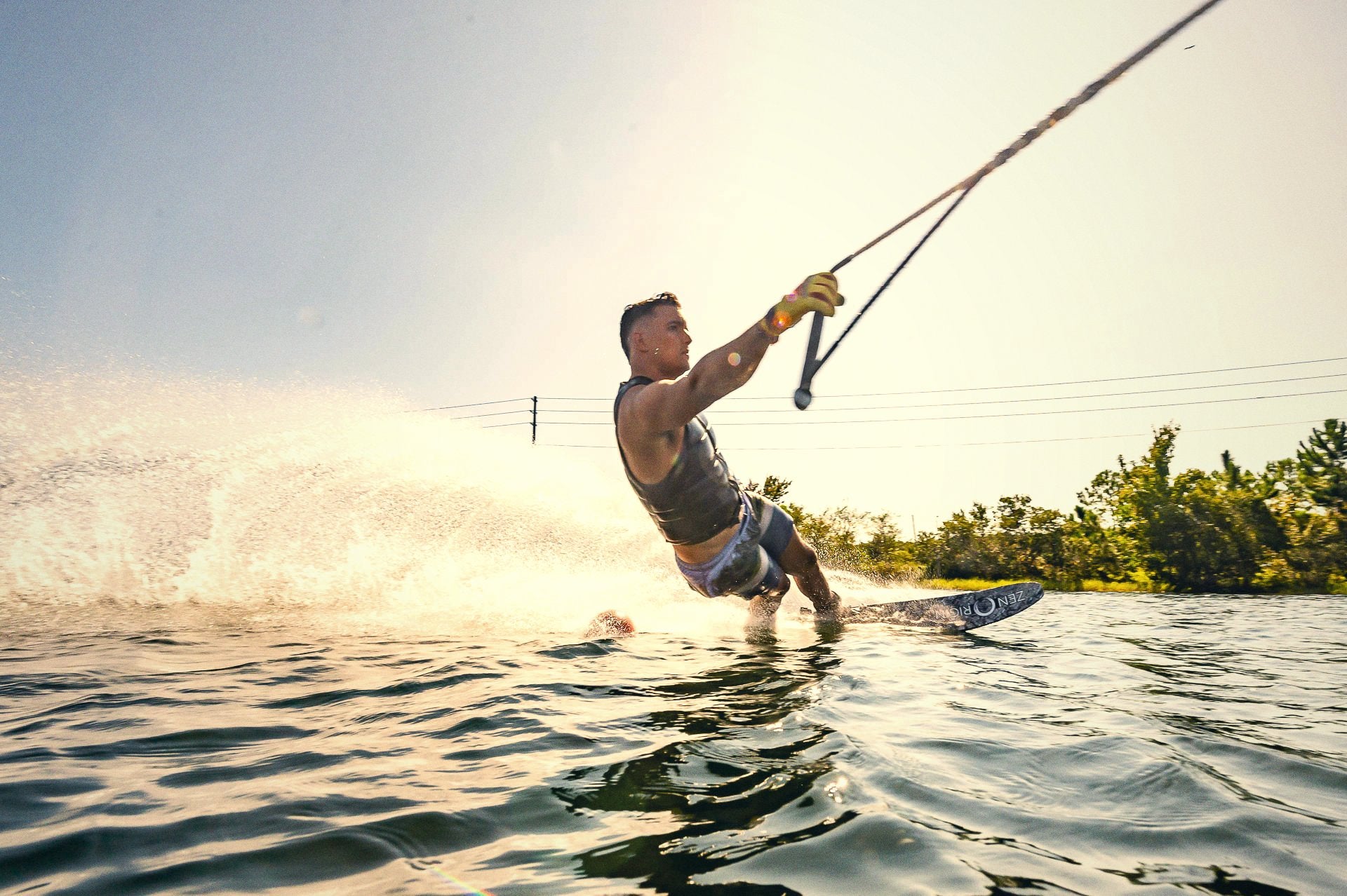 Tournament waterski lake at sunrise — PIGOSKI dealer locator