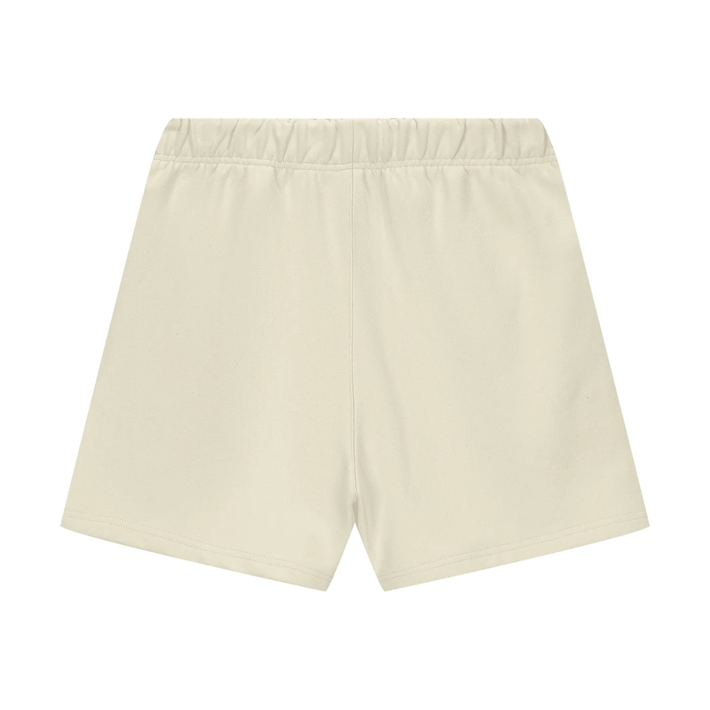 Beige shorts on a white background