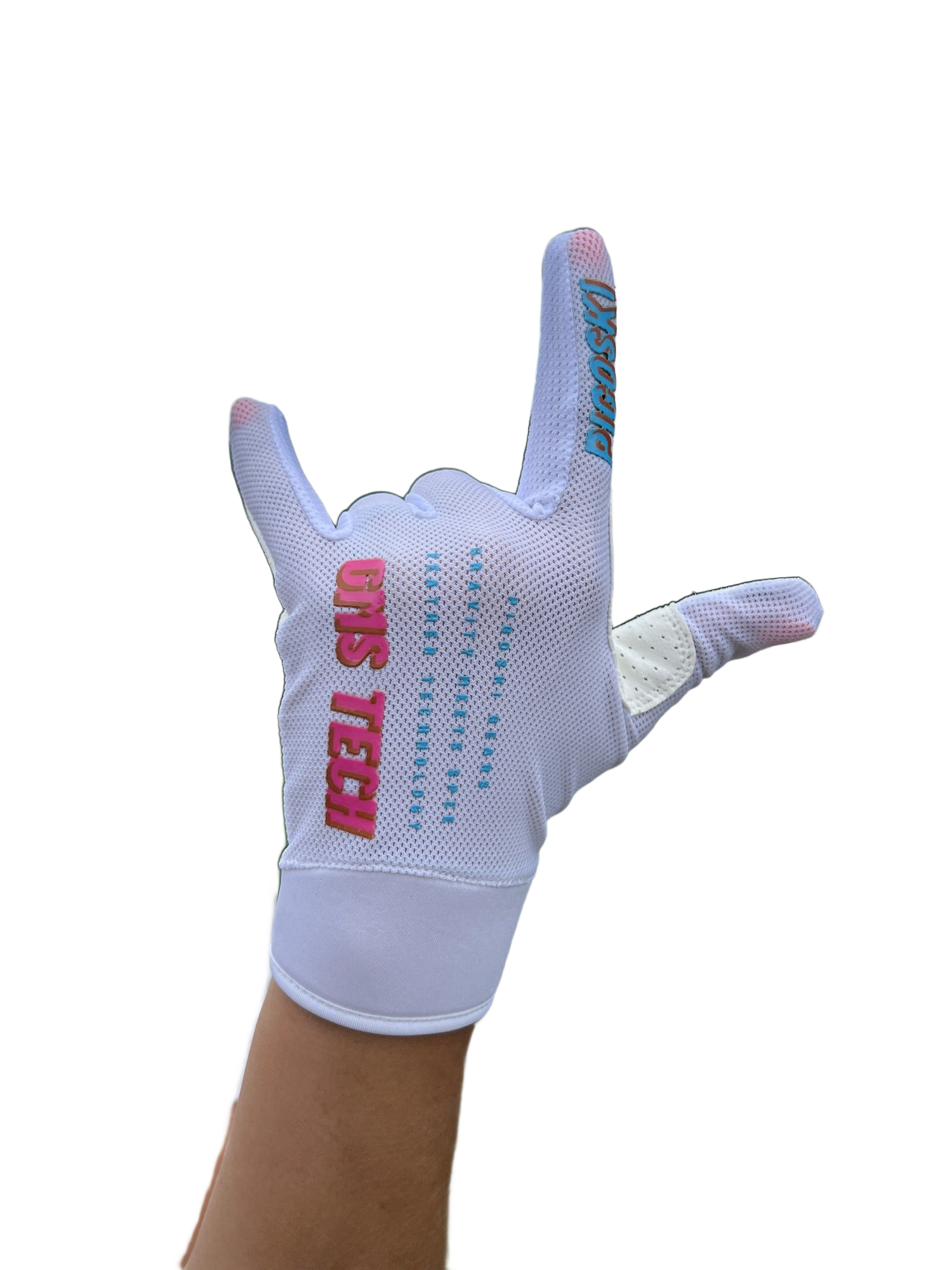 PIGOSKI GMS V1 White waterski glove - back of hand