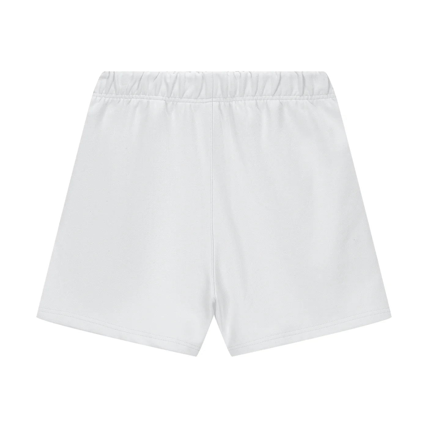 White shorts on a white background