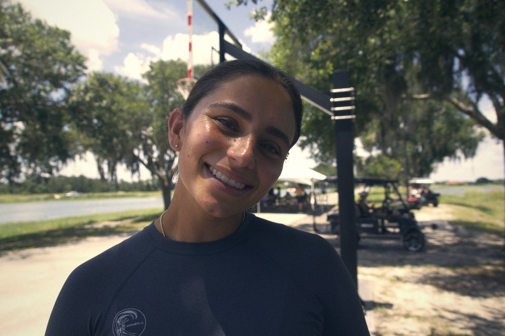 PIGOSKI athlete on the dock