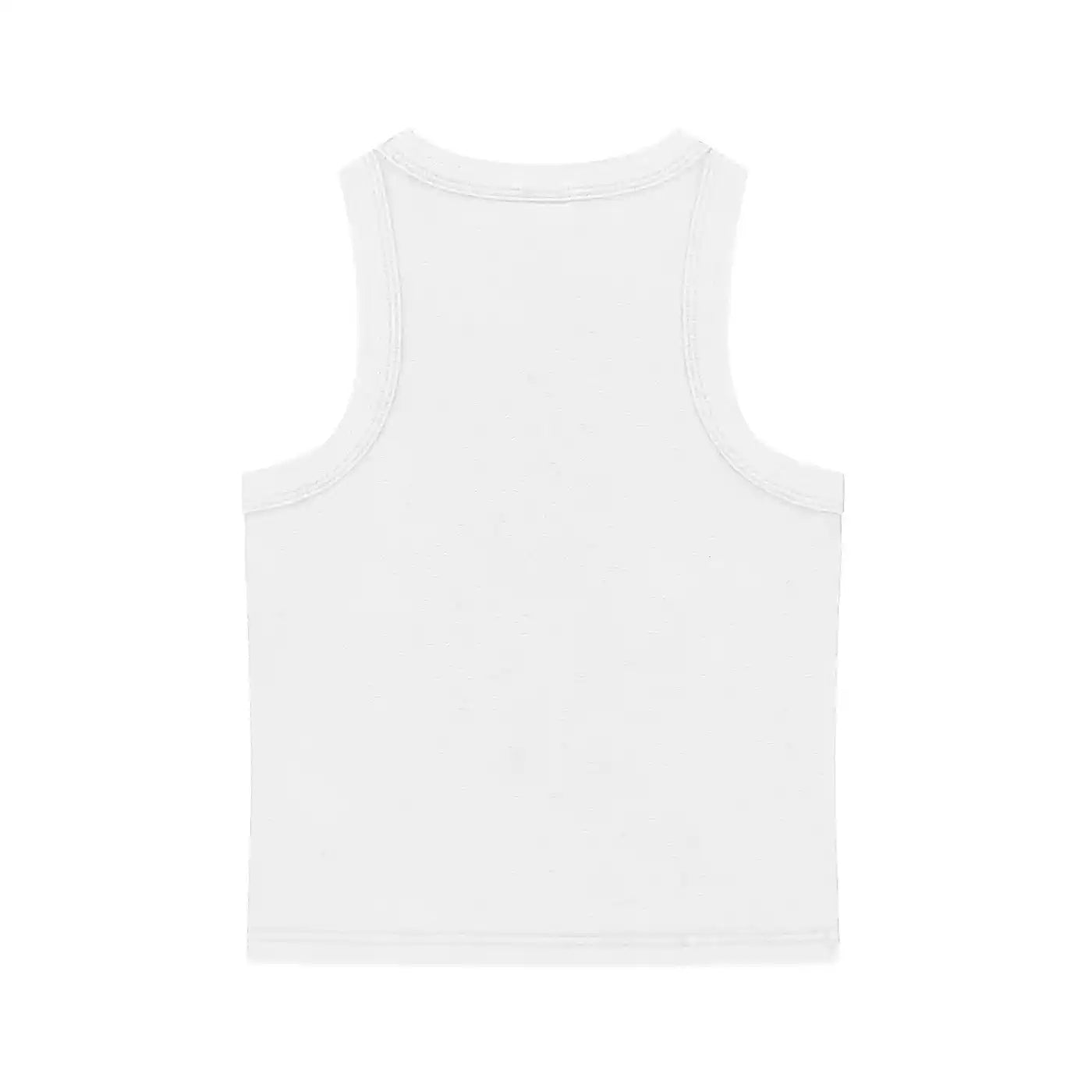 White tank top on a white background