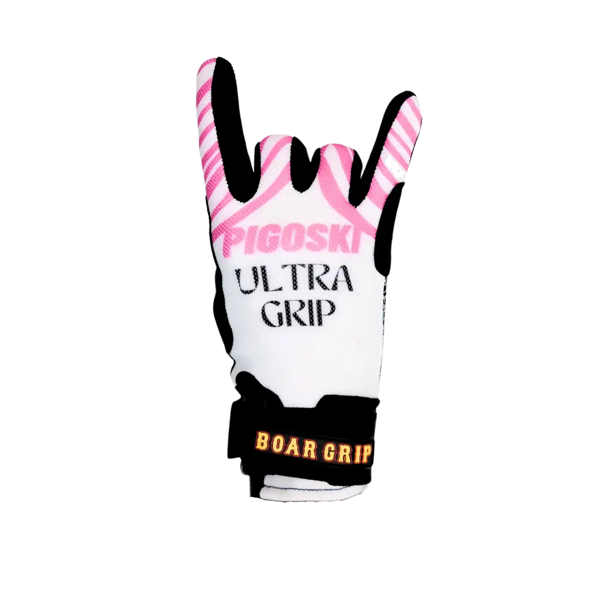 ULTRA GRIP waterski glove in pink — PIGOSKI women's slalom glove