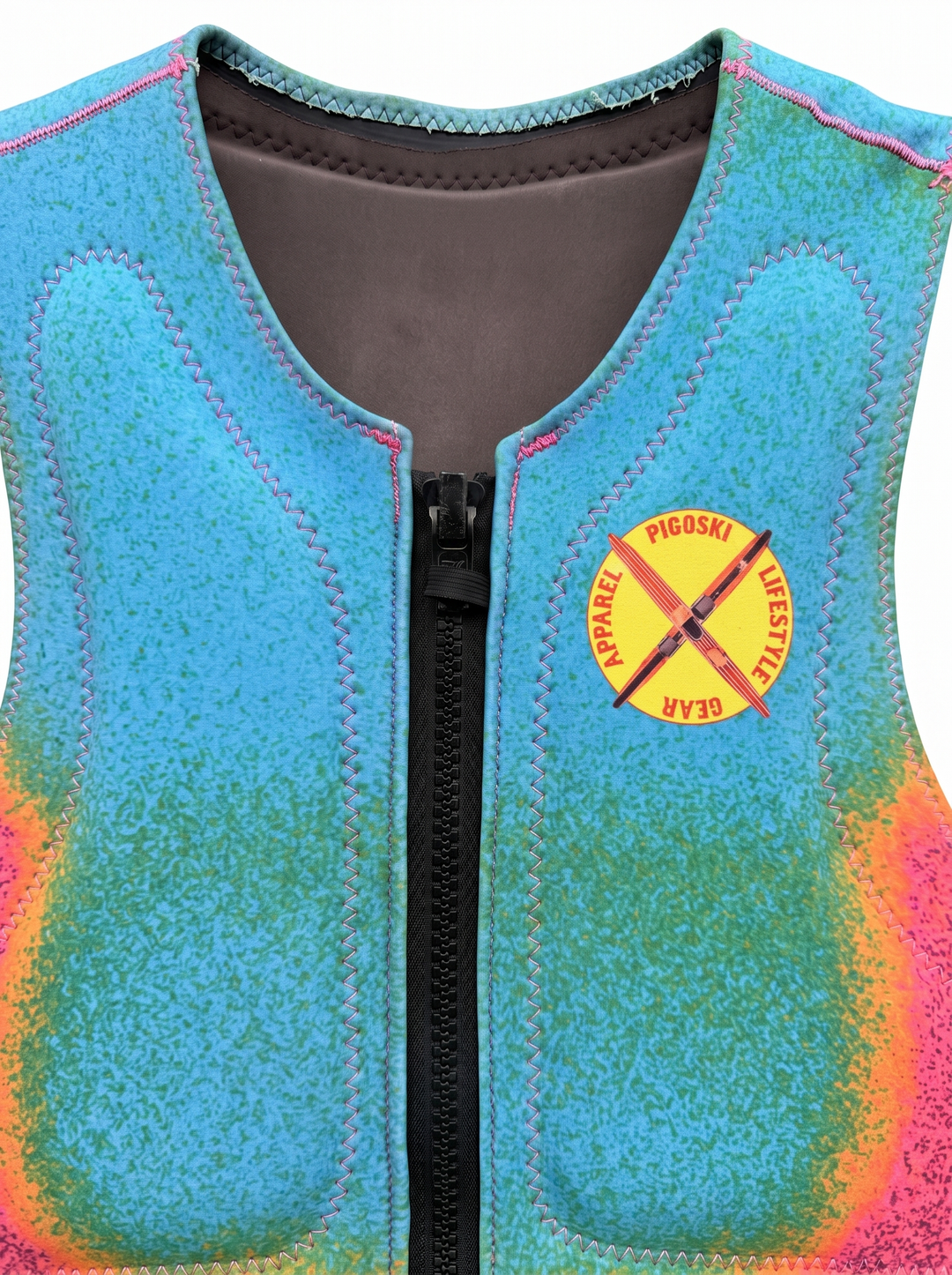 PIGOSKI Riviera Impact Vest - emblem detail