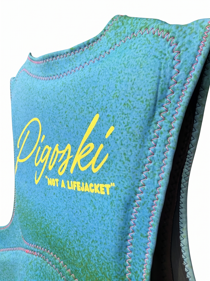 PIGOSKI Riviera Impact Vest - zipper detail