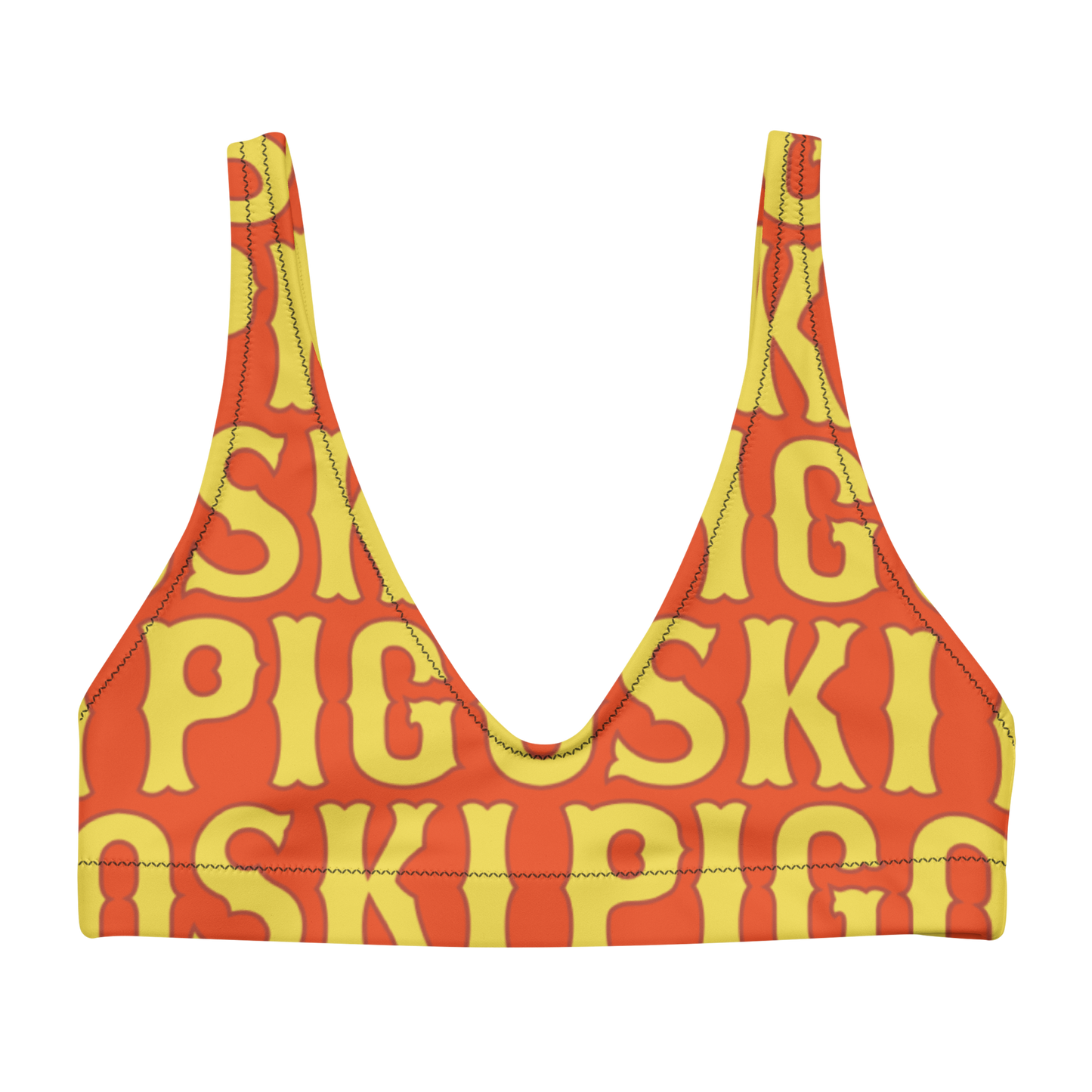 All Over PIGOSKI bikini top