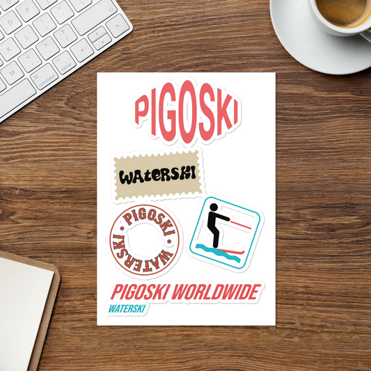 PIGOSKI WORLDWIDE Sticker sheet