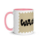Puzzled Waterski Mug with Color Inside