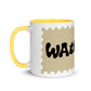 Puzzled Waterski Mug with Color Inside